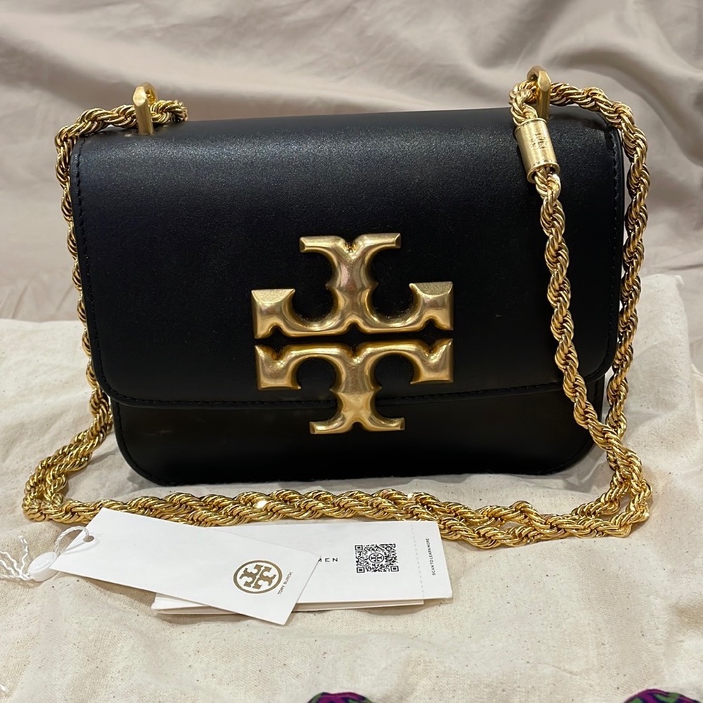 *SOLD* Tory Burch Logo Shoulder Bag Like NEW - Picture 3 of 12
